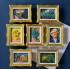 Van Gogh Picasso Resin Oil Painting Fridge Magnets Arts Refrigerator Magnets 3d resin fridge magnet for decorativa picture