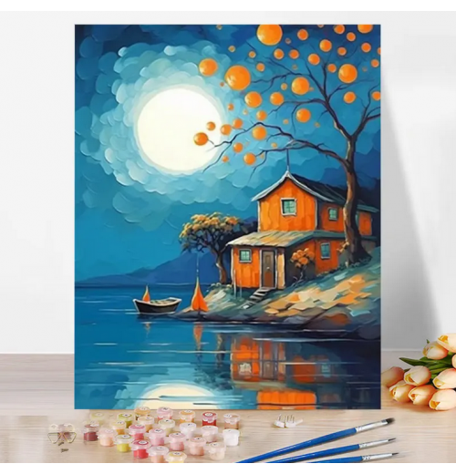 Custom Paint By Number Kits landscape figure DIY Oil Painting digital painting by numbers For Kids And Adults for home decor