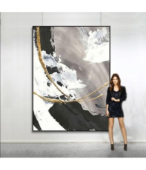 Custom Abstract Oil Painting On Canvas Modern Painting Hand Painted Large Wall Art For Home Decor