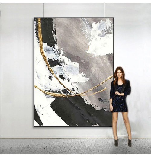 Custom Abstract Oil Painting On Canvas Modern Painting Hand Painted Large Wall Art For Home Decor