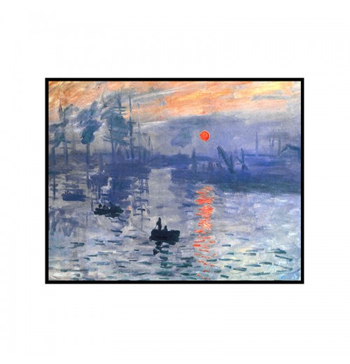 Print oil painting Canvas Printed SCENERY 10 Color Canvas + PS Frame Art Micro Spray Impressionist