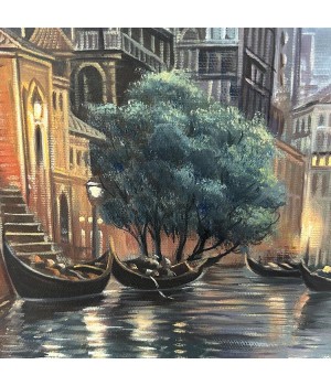 Painting Manufacturer Wholesale Custom Wall Art Home Decor Landscape City Paintings Oil Painting For Living Room