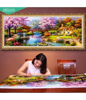 5d diamond painting crystal diy embroidery Full Drills Dreamy Scenery big Diamond Painting for livingroom