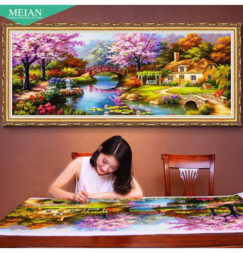 5d diamond painting crystal diy embroidery Full Drills Dreamy Scenery big Diamond Painting for livingroom