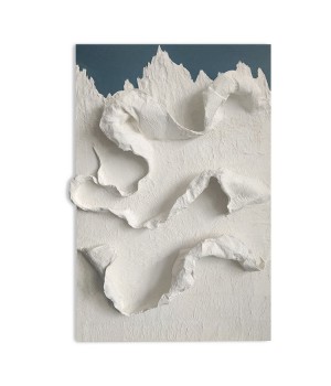 White Snow Handmade Painting Wall Frames Home Decoration Art 3D artwork paper wall art