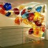 Newest Wall Art Home Decor Luxury Hotel Corridor 100% Handmade Murano Glass Wall Decoration