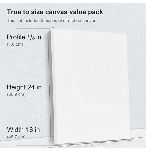 Oil Painting Canvas Large 18 24 Inches Cotton Stretch Canvas Board For Oil Painting Art Canvas Board