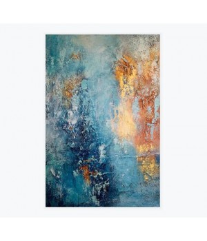 Modern Bright Large Handmade Heavy Texture Paint Abstract Oil Paintings for Wall Canvas Art Decor